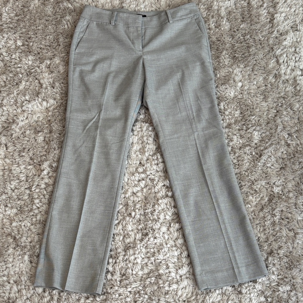 Nwot Pre-owned Ann Taylor Light Gray Dress Pants